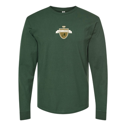 Men's Aaglander Logo Cotton Long Sleeve T-Shirt