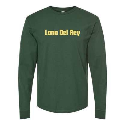 Men's Lana Del Rey Logo Cotton Long Sleeve T-Shirt