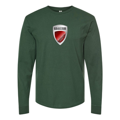 Men's Keating-Supercars Logo Cotton Long Sleeve T-Shirt