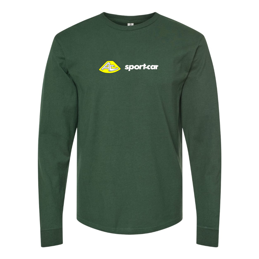Men's AC Sport Car  Logo Cotton Long Sleeve T-Shirt