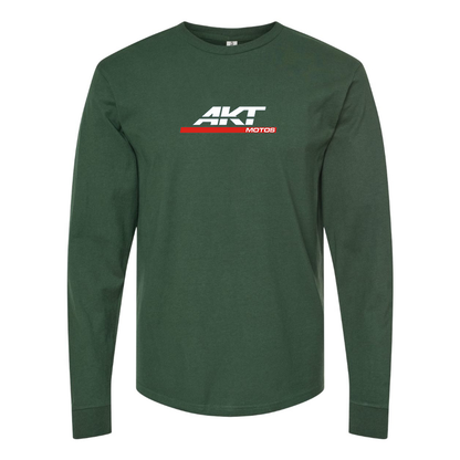 Men's AKT Logo Cotton Long Sleeve T-Shirt