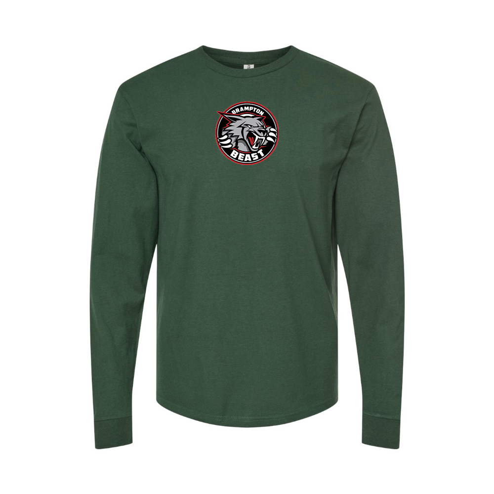 Men's Long Brampton Beast Logo Sleeve T-Shirt