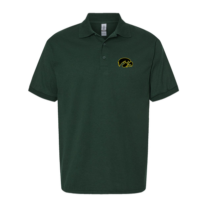 Men's Lowa Hawkeyes Logo Dry Blend Polo