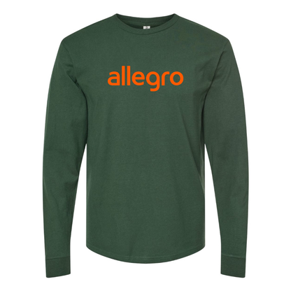 Men's Allegro Logo Cotton Long Sleeve T-Shirt