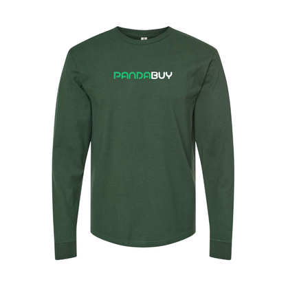 Men's Pandabuy Logo Long Sleeve T-Shirt