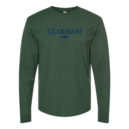 Men's Alberto Guardiani Logo Cotton Long Sleeve T-Shirt