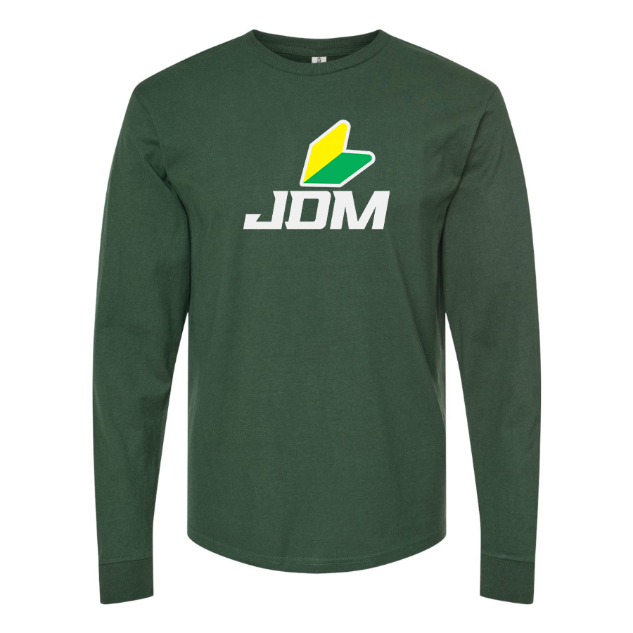 Men's JDM  Logo Cotton Long Sleeve T-Shirt