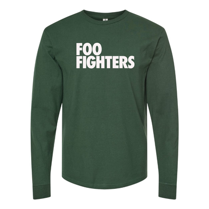 Men's Foo Fighters Logo Cotton Long Sleeve T-Shirt