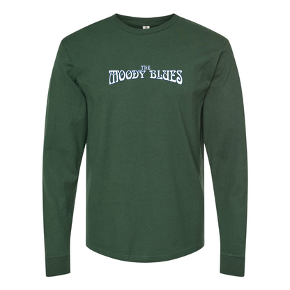 Men's The Moody Blues Logo  Cotton Long Sleeve T-Shirt