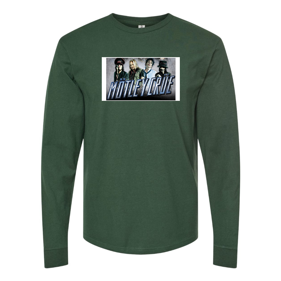 Men's  Motley Crue Logo Cotton Long Sleeve T-Shirt