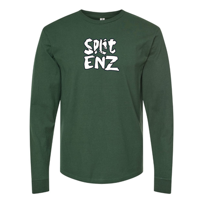Men's Split Enz Logo  Cotton Long Sleeve T-Shirt