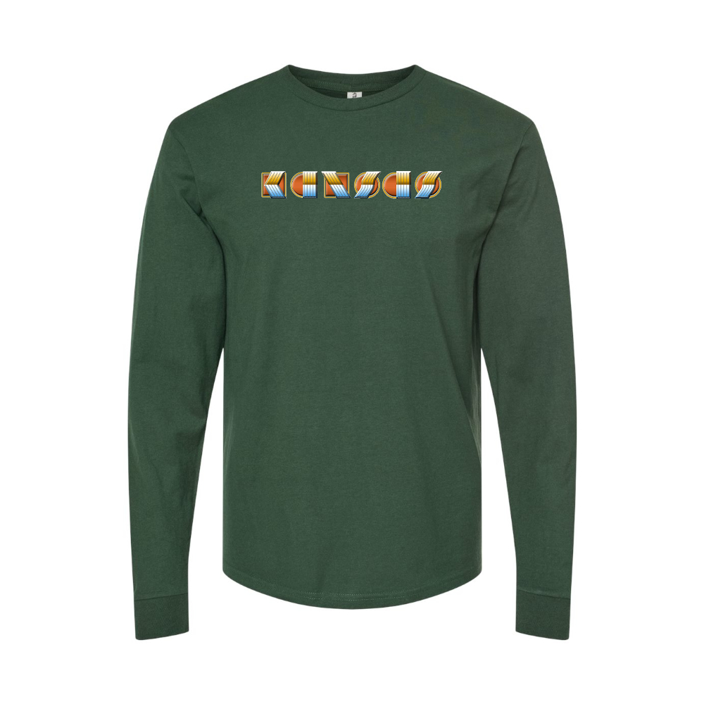 Men's Kansas Logo Long Sleeve T-Shirt