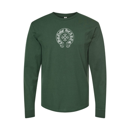 Men's Chrome Hearts Logo Long Sleeve T-Shirt