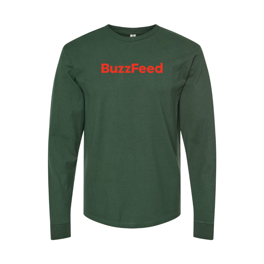 Men's BuzzFeed Logo Long Sleeve T-Shirt