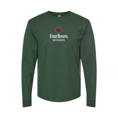 Men's Four Roses Logo Long Sleeve T-Shirt