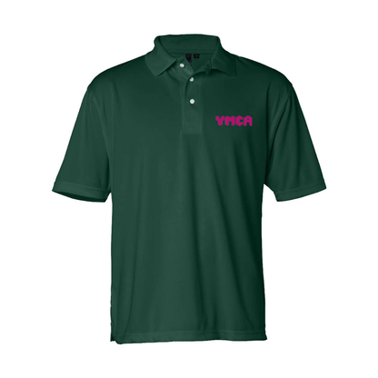 Men's   YMCA Mauve Sierra Pacific Moisture Free Mesh Polo