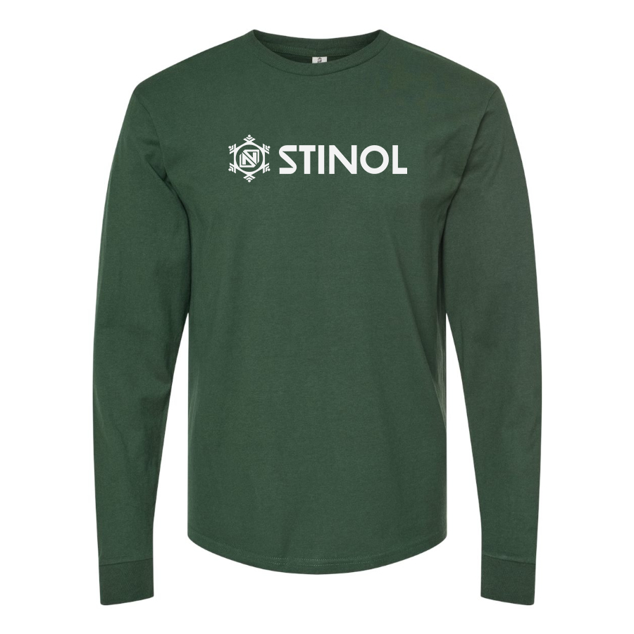 Men's  Stinol Logo Cotton Long Sleeve T-Shirt