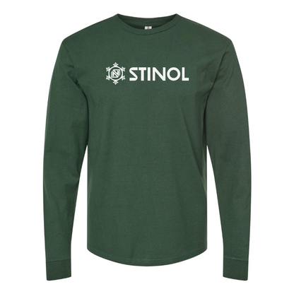 Men's  Stinol Logo Cotton Long Sleeve T-Shirt