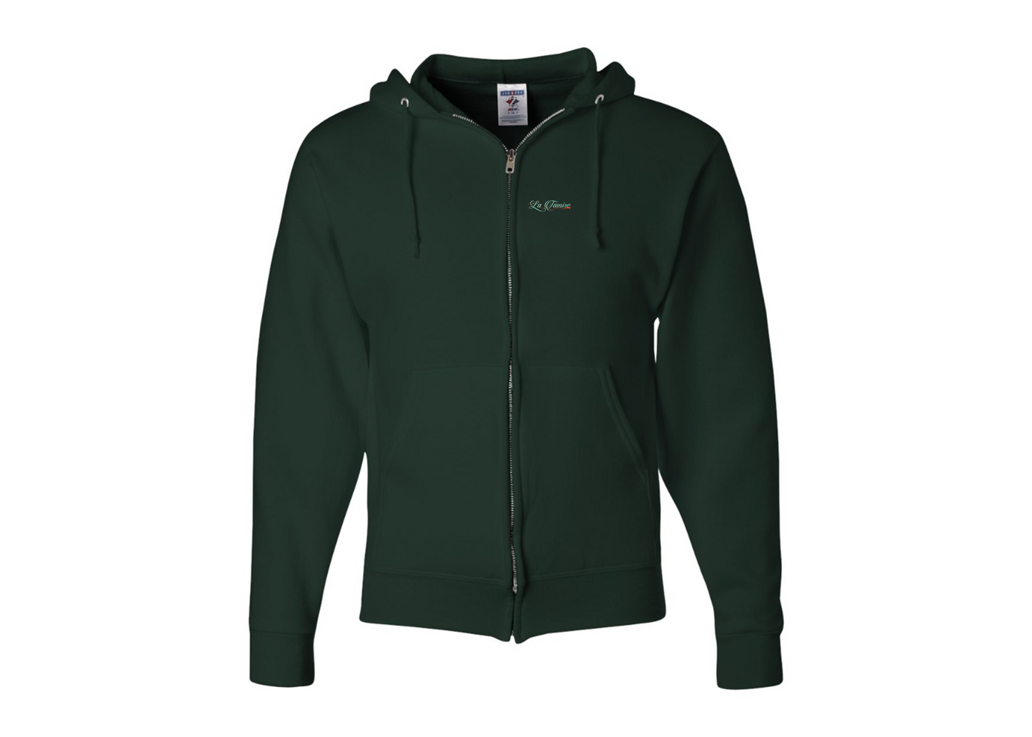 Men's La Tamise Logo JERZEES NuBlend Full-Zip Hooded Sweatshirt