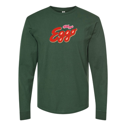 Men's Eggo Logo Cotton Long Sleeve T-Shirt