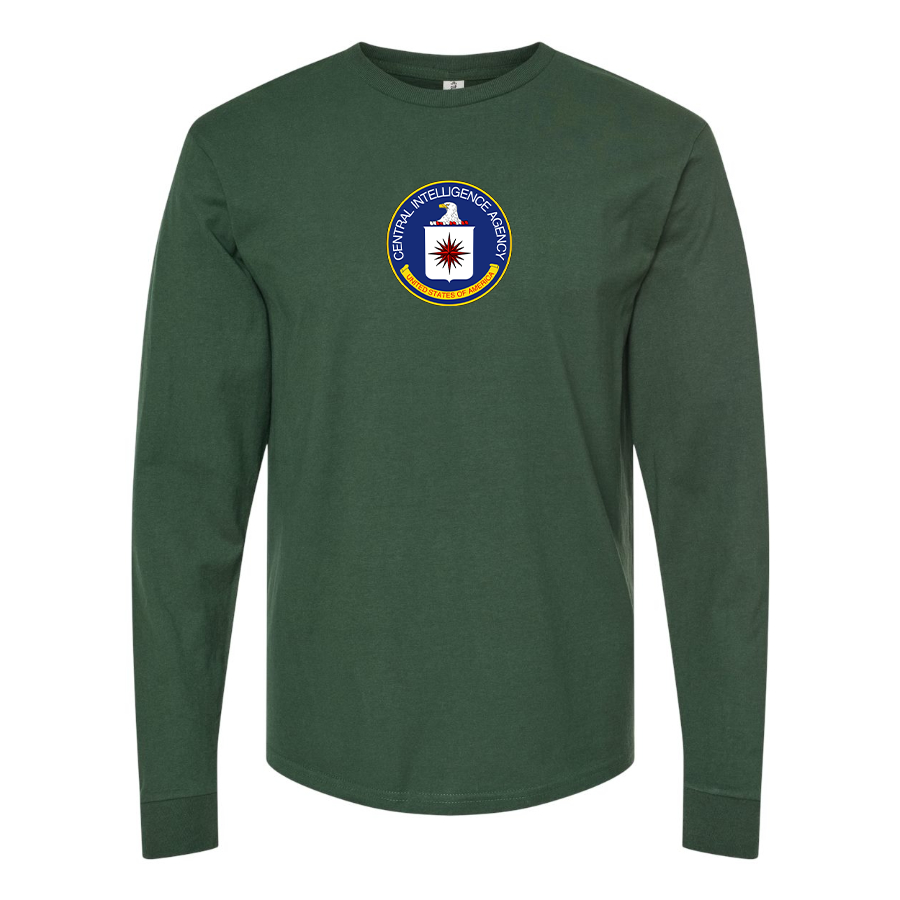 Men's CIA Logo Long Sleeve T-Shirt
