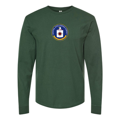 Men's CIA Logo Long Sleeve T-Shirt