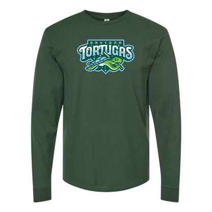 Men's Daytona Tortugas Logo Cotton Long Sleeve T-Shirt