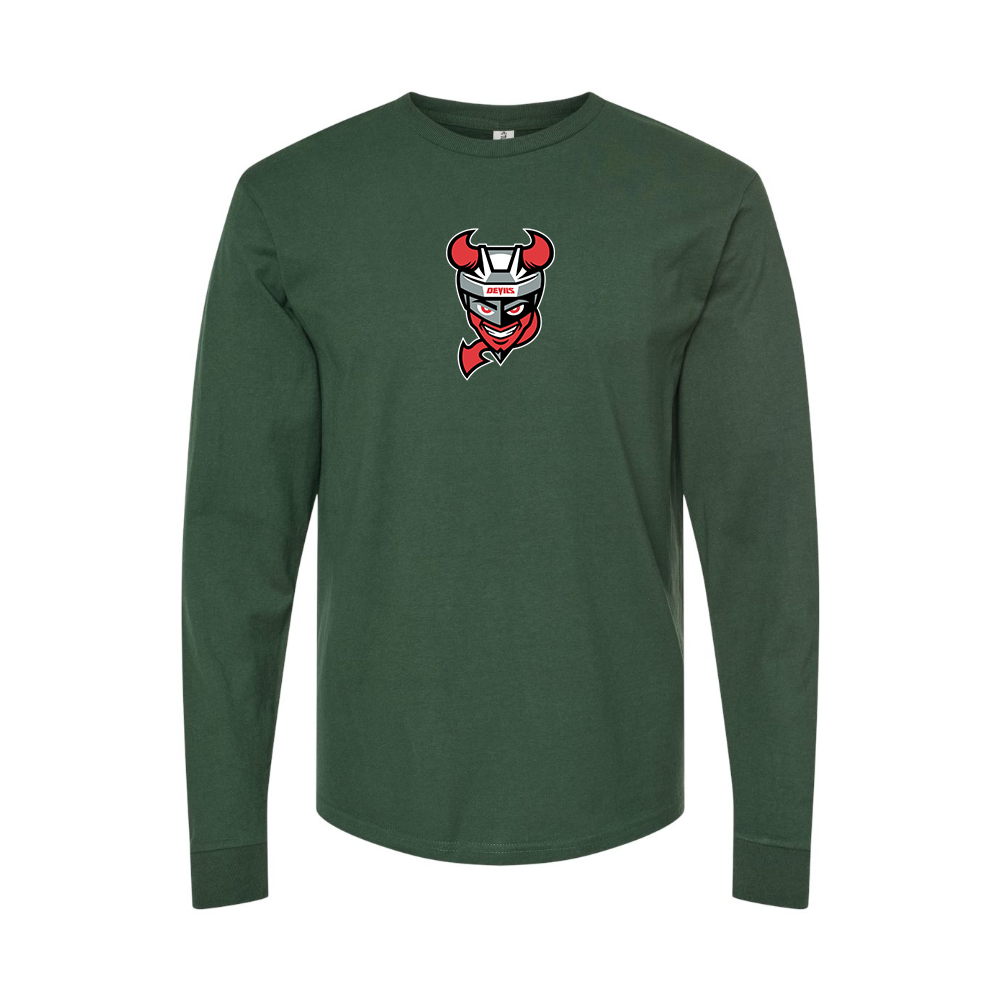 Men's Binghamton Devils Logo Long Sleeve T-Shirt