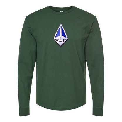 Men's VLF Logo  Cotton Long Sleeve T-Shirt
