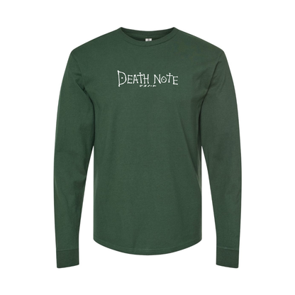 Men's Death Note Logo Long Sleeve T-Shirt