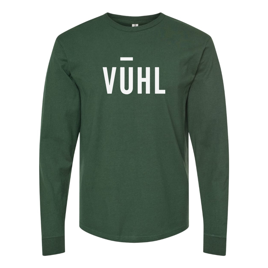 Men's VUHL Logo  Cotton Long Sleeve T-Shirt