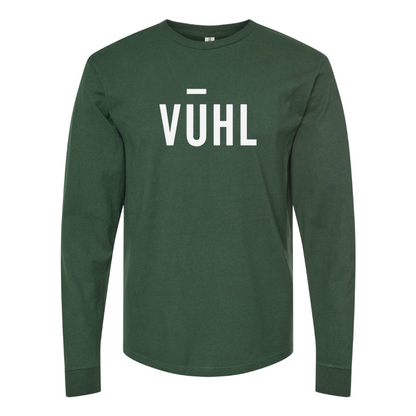 Men's VUHL Logo  Cotton Long Sleeve T-Shirt