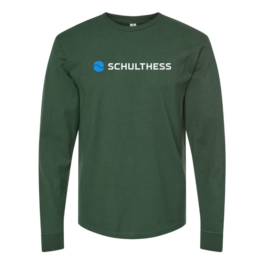 Men's  Schulthess Logo Cotton Long Sleeve T-Shirt