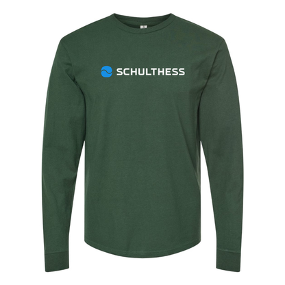 Men's  Schulthess Logo Cotton Long Sleeve T-Shirt