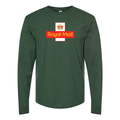 Men's  Royal Mail    Logo Cotton Long Sleeve T-Shirt