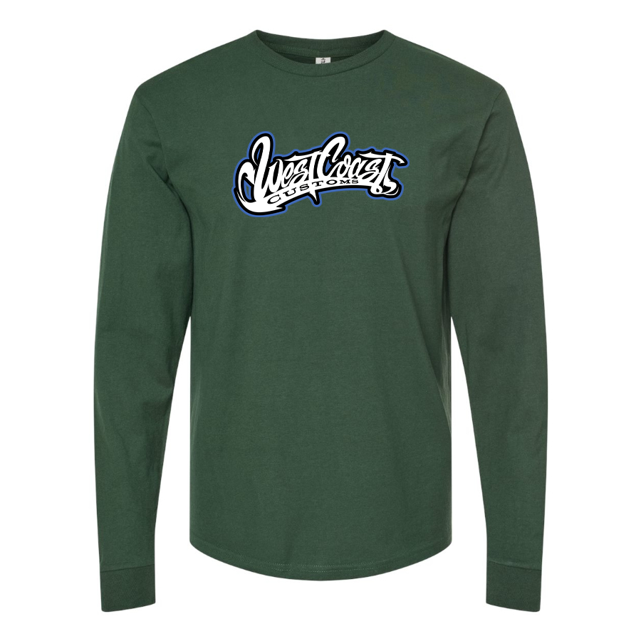 Men's West Coast Customs Logo  Cotton Long Sleeve T-Shirt