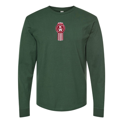 Men's Kenworth Logo Cotton Long Sleeve T-Shirt