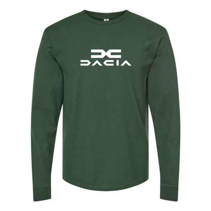Men's Dacia Logo Cotton Long Sleeve T-Shirt