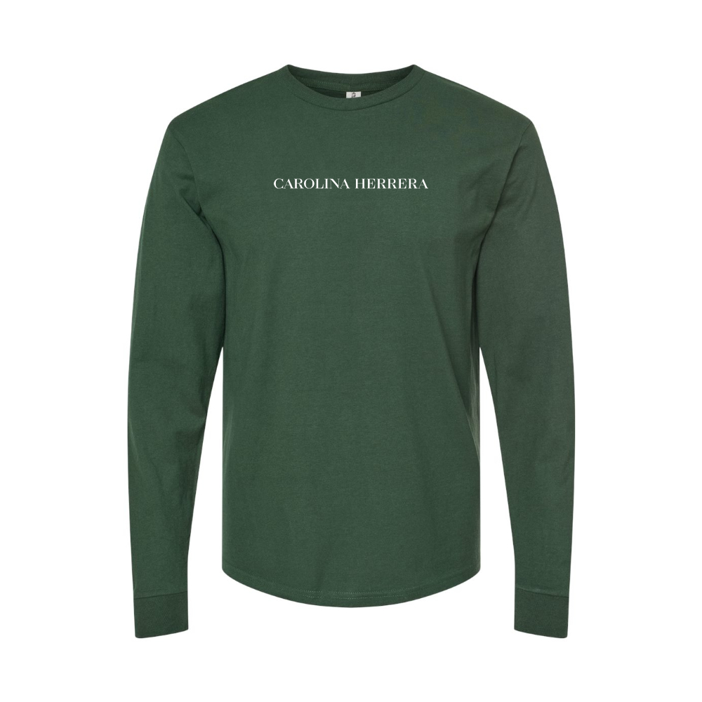 Men's Carolina Herrera Logo Long Sleeve T-Shirt