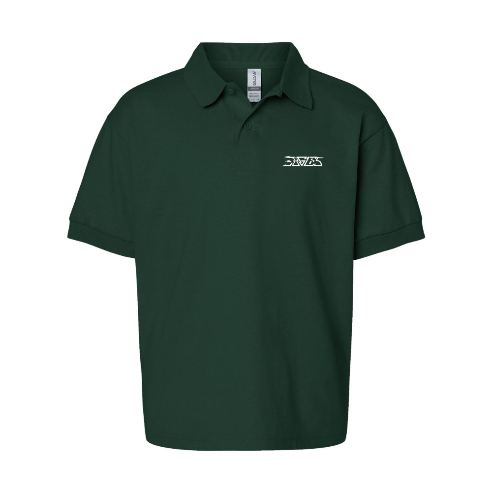 Youth Eagles Gildan Dry Blend Jersey Polo