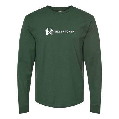Men's Sleep Token   Logo Cotton Long Sleeve T-Shirt