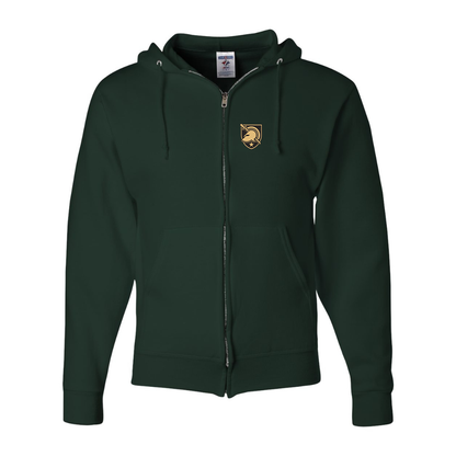 Men's   Army Black Knights  JERZEES NuBlend Full-Zip Hooded Sweatshirt