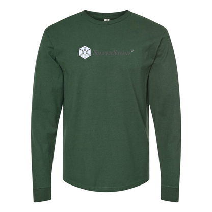 Men's SilverStone Logo Cotton Long Sleeve T-Shirt