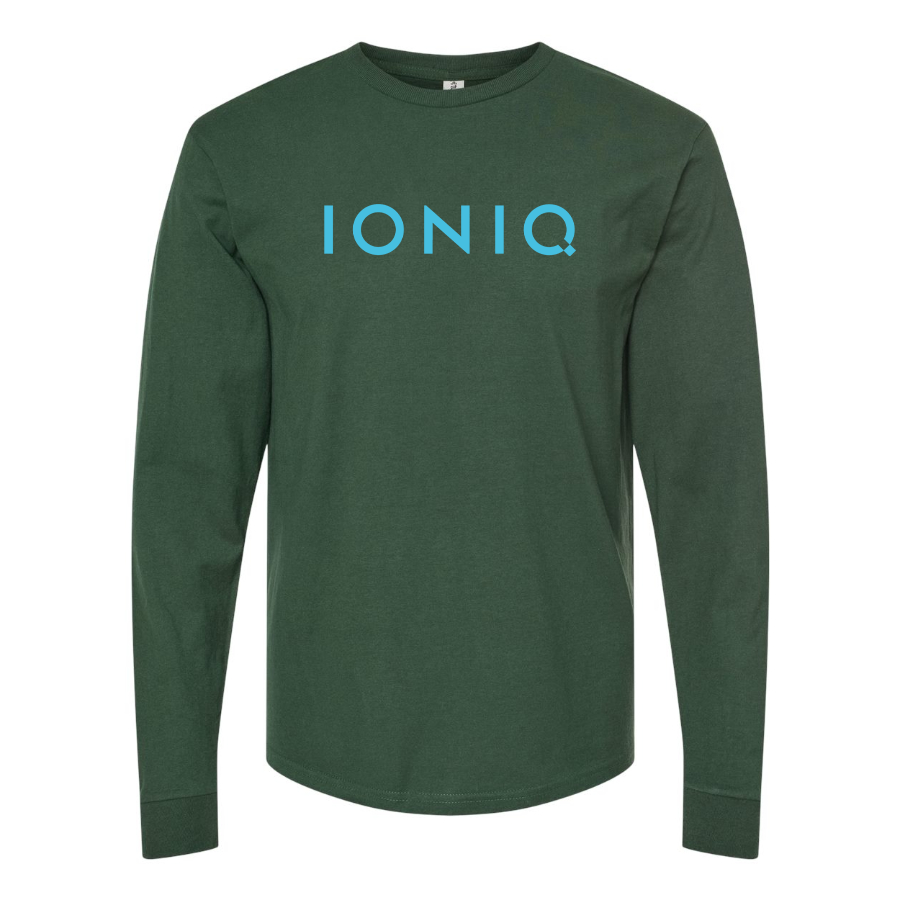 Men's  Ioniq Logo Cotton Long Sleeve T-Shirt