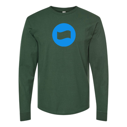 Men's Dana  Logo Cotton Long Sleeve T-Shirt