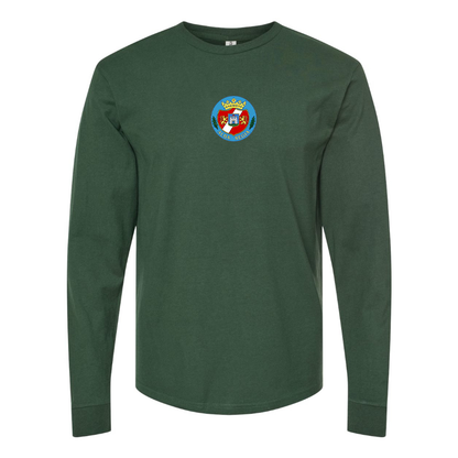 Men's Alba Regia Logo Cotton Long Sleeve T-Shirt