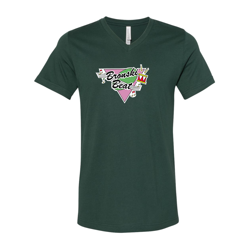 Bronski Beat BELLA  CANVAS - Jersey V-Neck T-Shirt