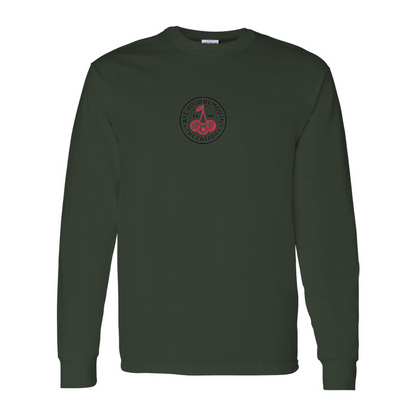 Men's AFC Bournemouth Soccer Logo Gildan Heavy Cotton Long Sleeve T-Shirt