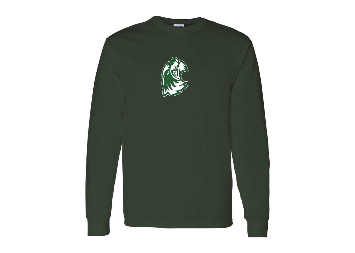 Men's Utah Valley Wolverines Gildan Heavy Cotton Long Sleeve T-Shirt