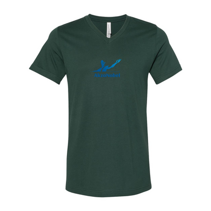 AkzoNobel Logo BELLA  CANVAS - Jersey V-Neck T-Shirt